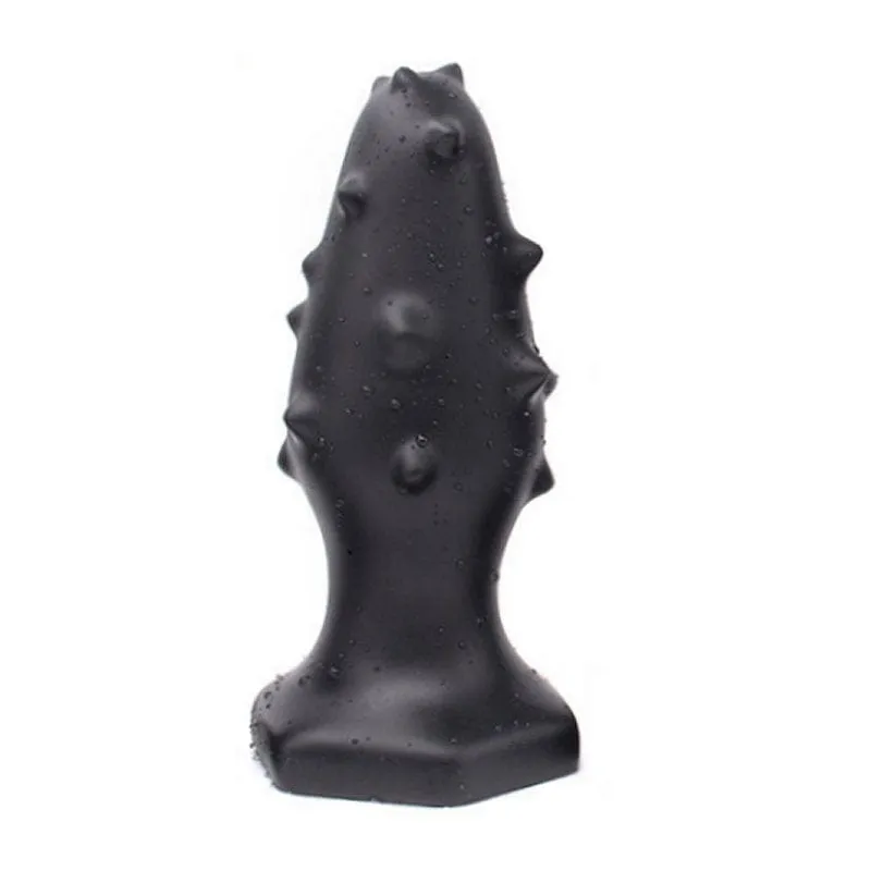 0183M  Spiked Impaler Large Silicone Butt Plug