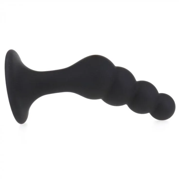 0462M      Beaded Silicone P-Spot Plug, Medium - LAST CHANCE - Final Closeout!