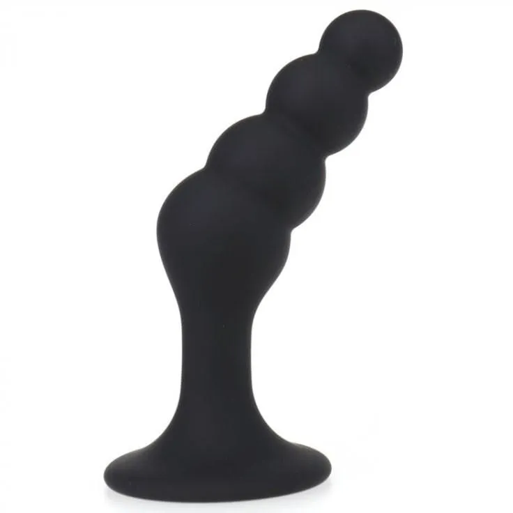 0462M      Beaded Silicone P-Spot Plug, Medium - LAST CHANCE - Final Closeout!