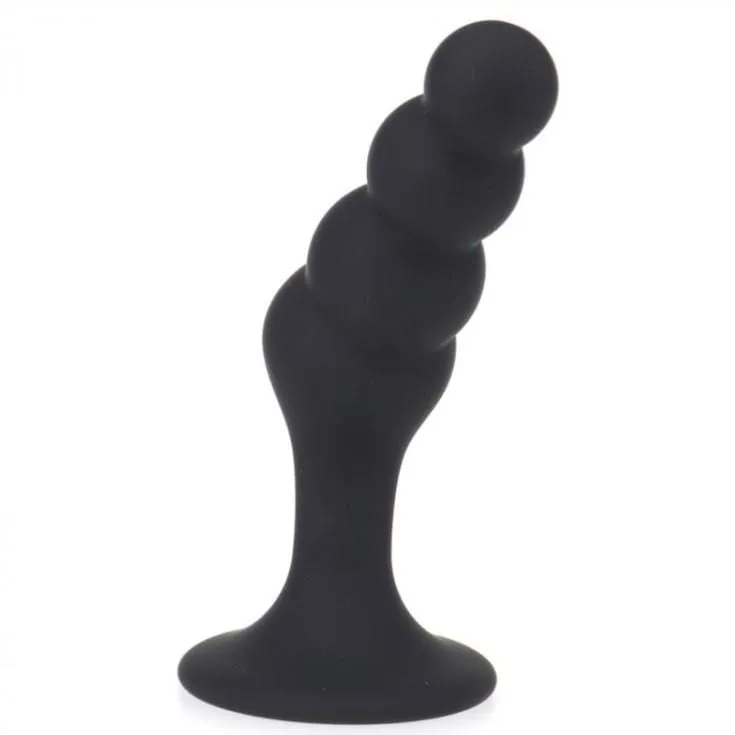 0462M      Beaded Silicone P-Spot Plug, Medium - LAST CHANCE - Final Closeout!