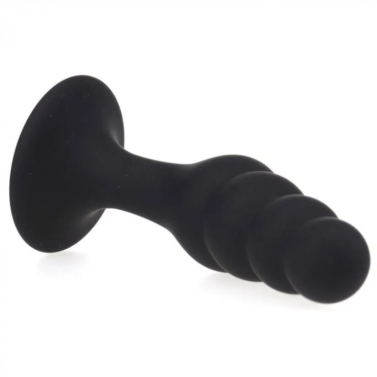 0462M      Beaded Silicone P-Spot Plug, Medium - LAST CHANCE - Final Closeout!