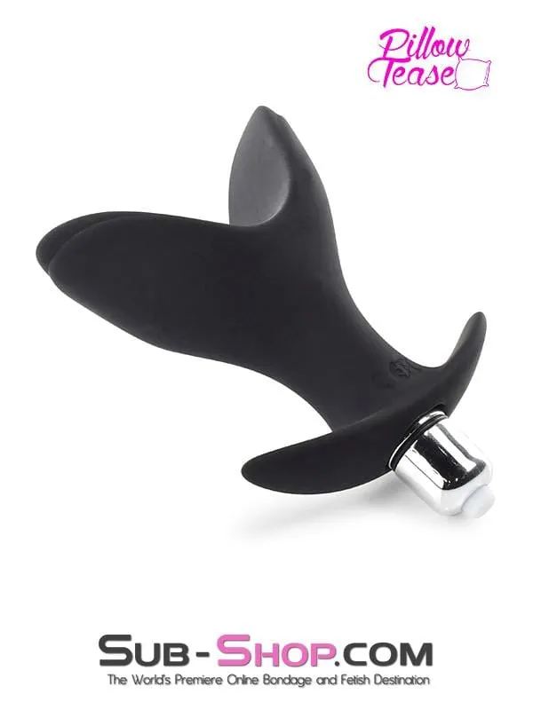 0829RS      Vibrating Self Expanding Silicone Anal Training Plug - MEGA Deal!