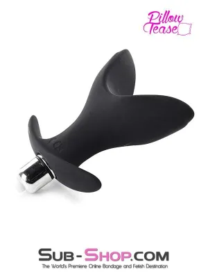 0829RS      Vibrating Self Expanding Silicone Anal Training Plug - MEGA Deal!