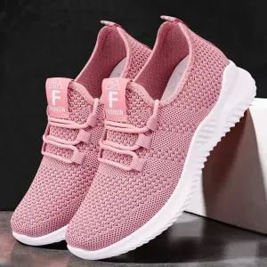 2024 Women's Casual Sneakers Comfortable Breathable Platform Shoes Fashion Women Versatile Lace-up Shoes Female Footwear