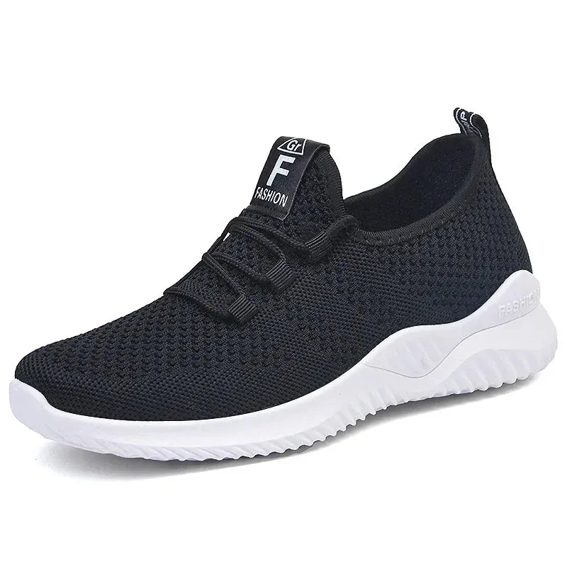 2024 Women's Casual Sneakers Comfortable Breathable Platform Shoes Fashion Women Versatile Lace-up Shoes Female Footwear