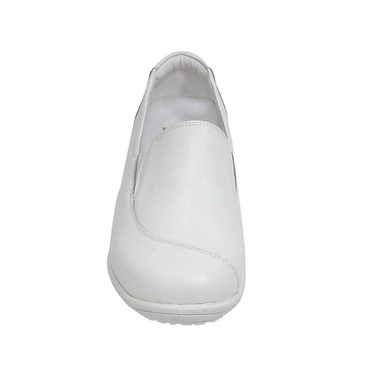 24 HOUR COMFORT Lila Women's Wide Width Leather Slip-On Shoes