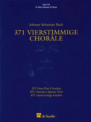 371 FOUR PART CHORALES PART 3 E FLAT TREBLE CLEF
