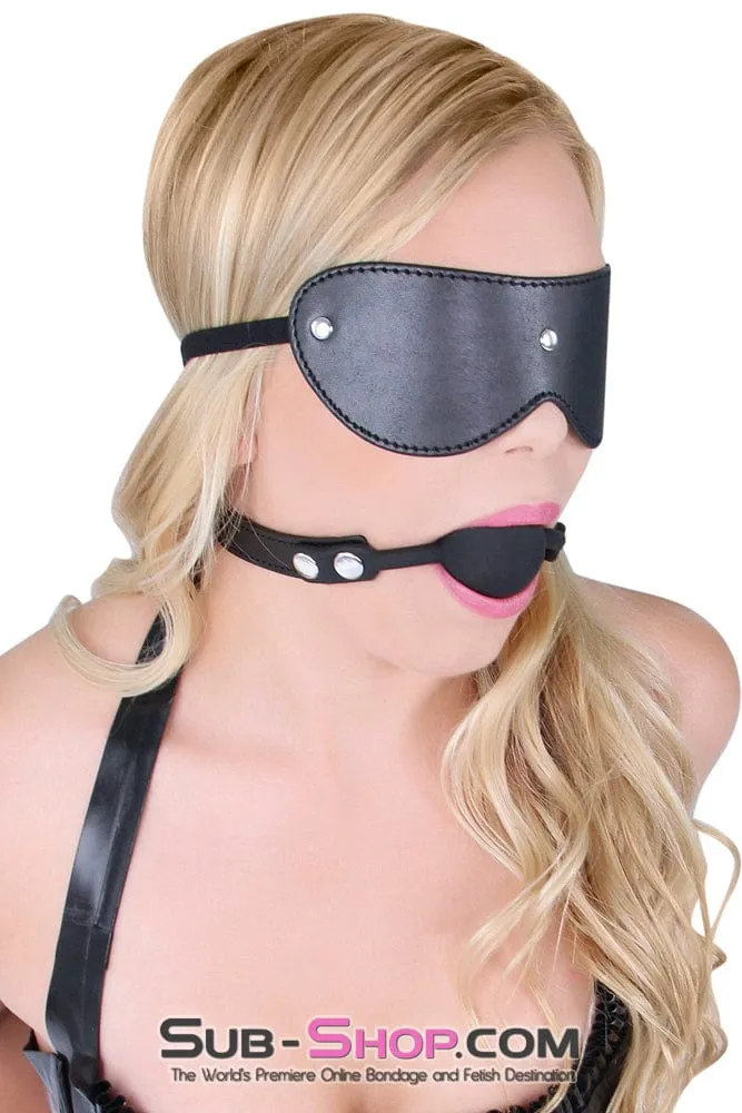 4448BD      Blinded By Love Blindfold, Black
