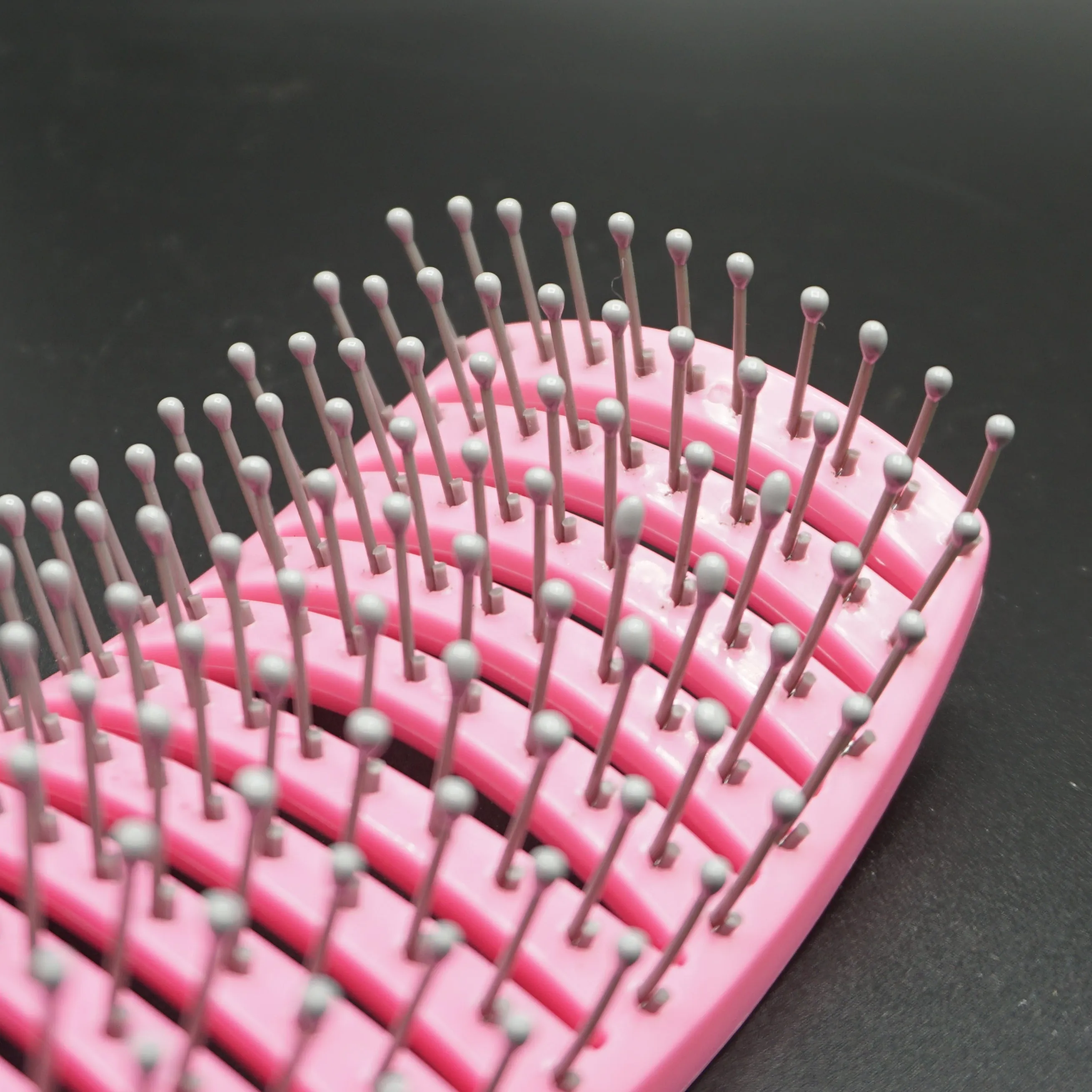 9.5in Vented Brush - Nylon Bristles, Pink - CLOSEOUT, LIMITED STOCK AVAILABLE