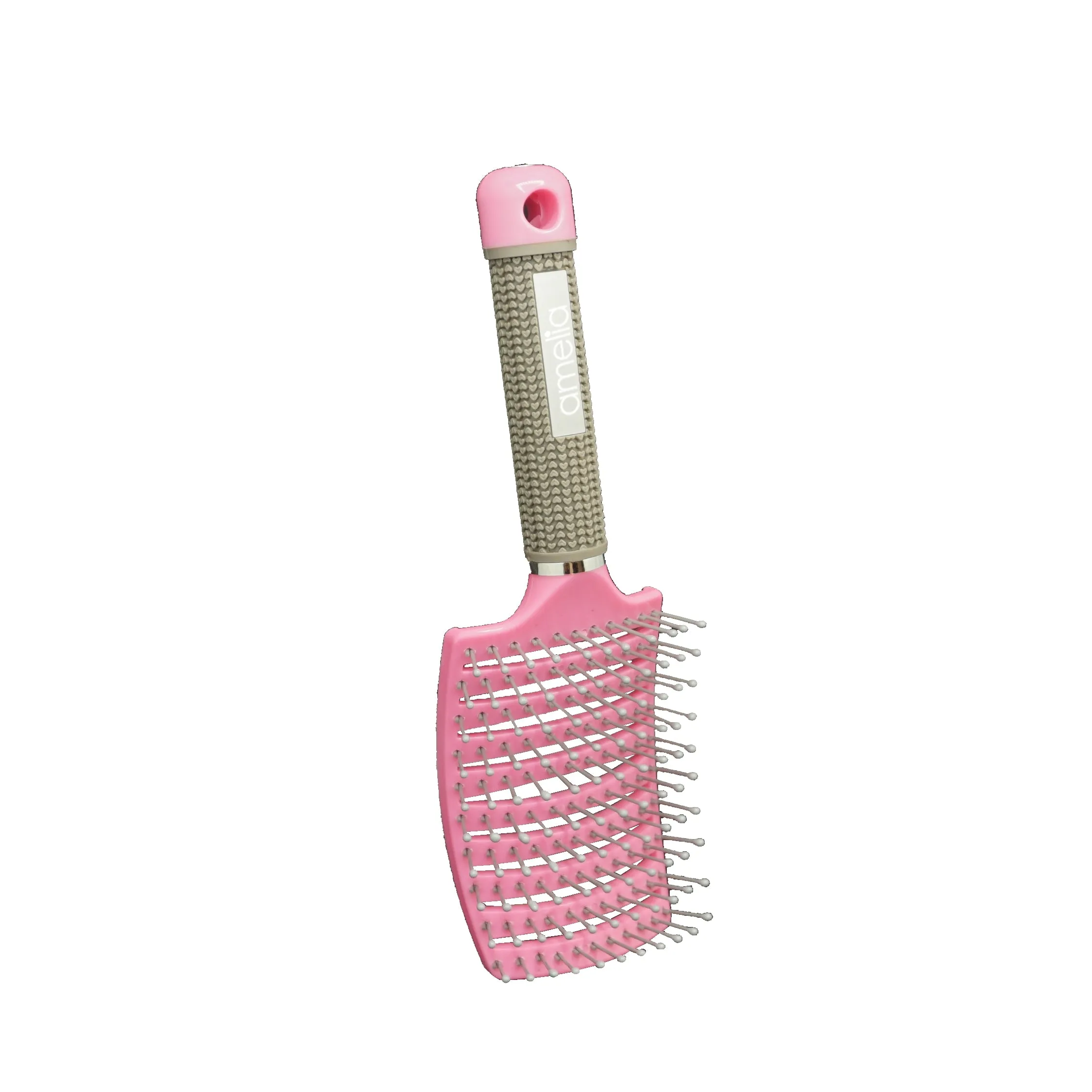 9.5in Vented Brush - Nylon Bristles, Pink - CLOSEOUT, LIMITED STOCK AVAILABLE