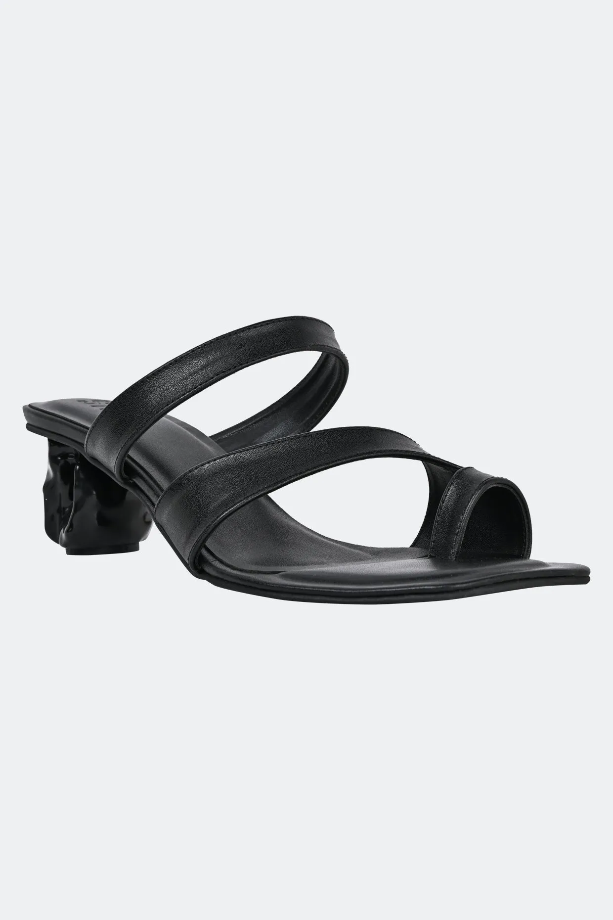 Amorphic Amalfi Black Heels For Women