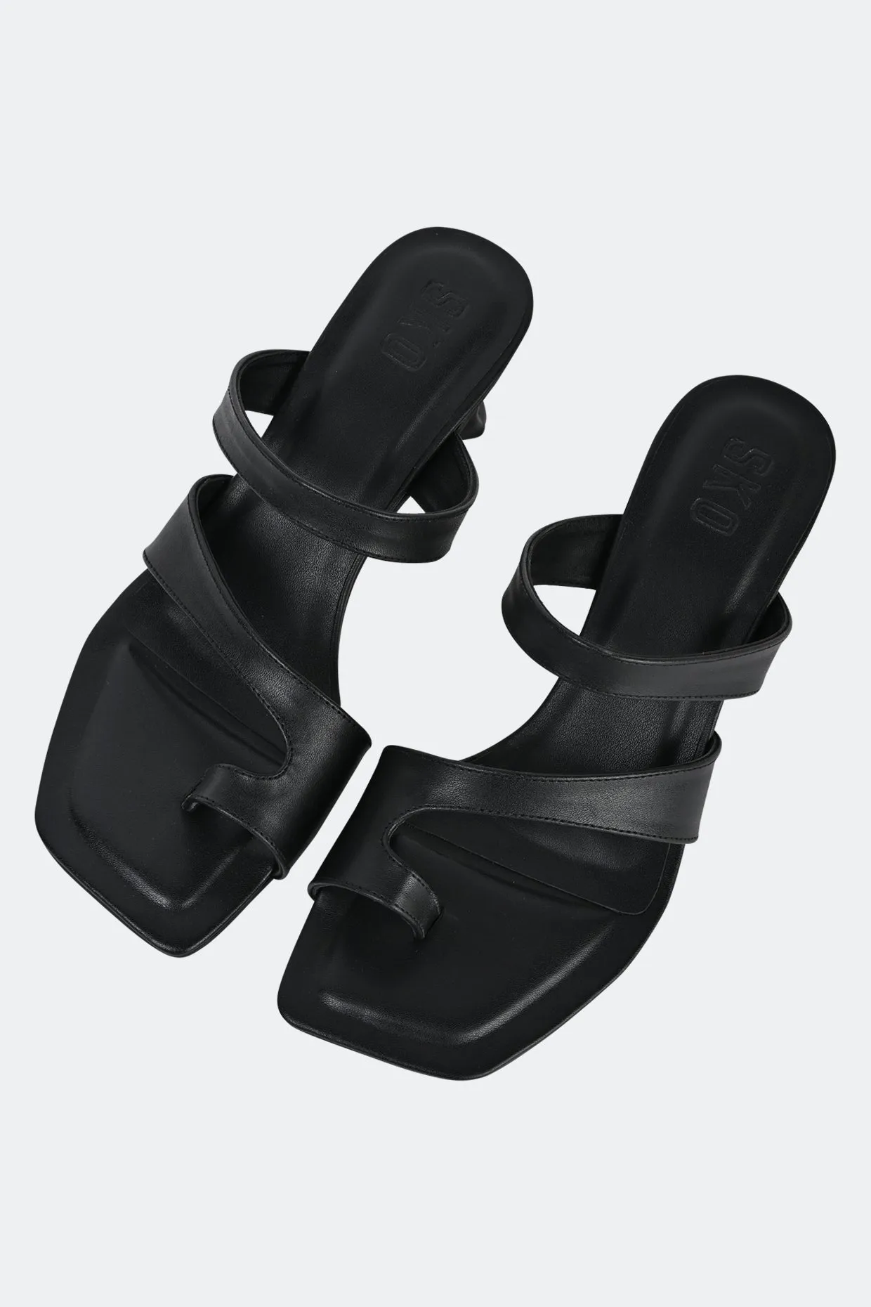 Amorphic Amalfi Black Heels For Women