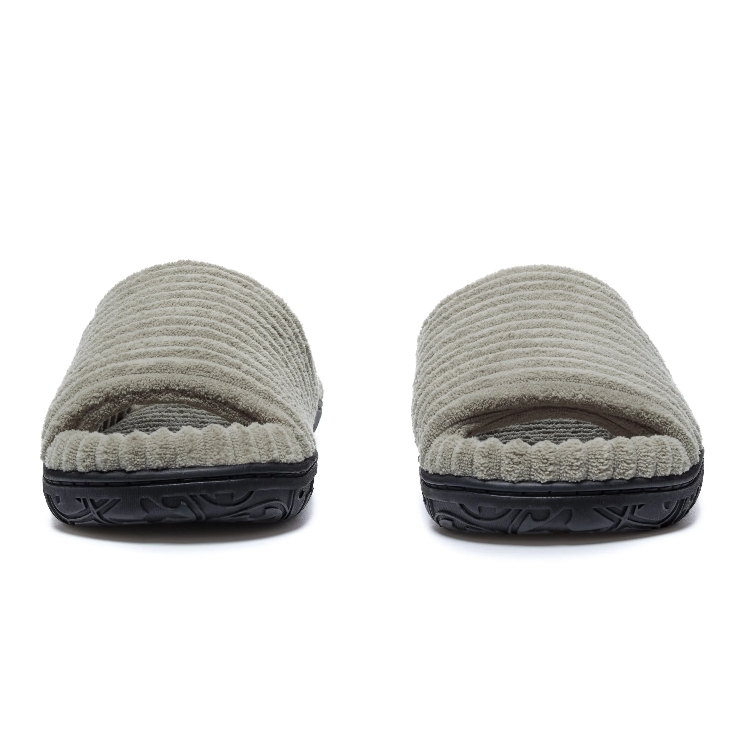 Andy - Jumbo Cord Slipper Slider - Stone