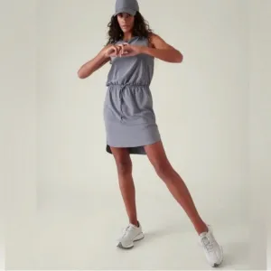Athleta Rincon Dress in Coastline Blue in Size Small