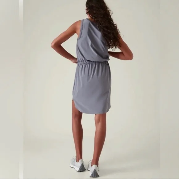 Athleta Rincon Dress in Coastline Blue in Size Small
