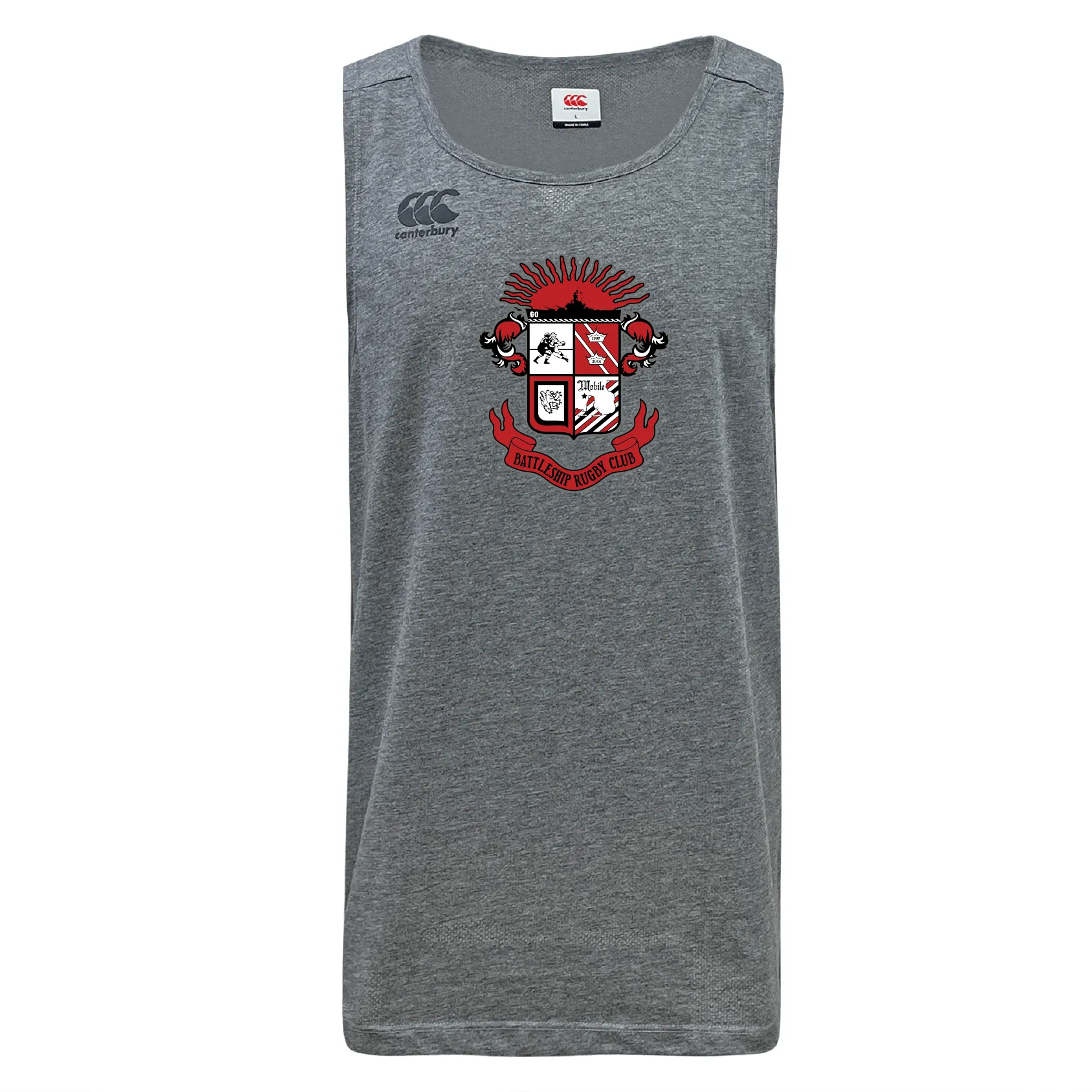 Battleship Rugby Club Tempo Vapodri Singlet by Canterbury