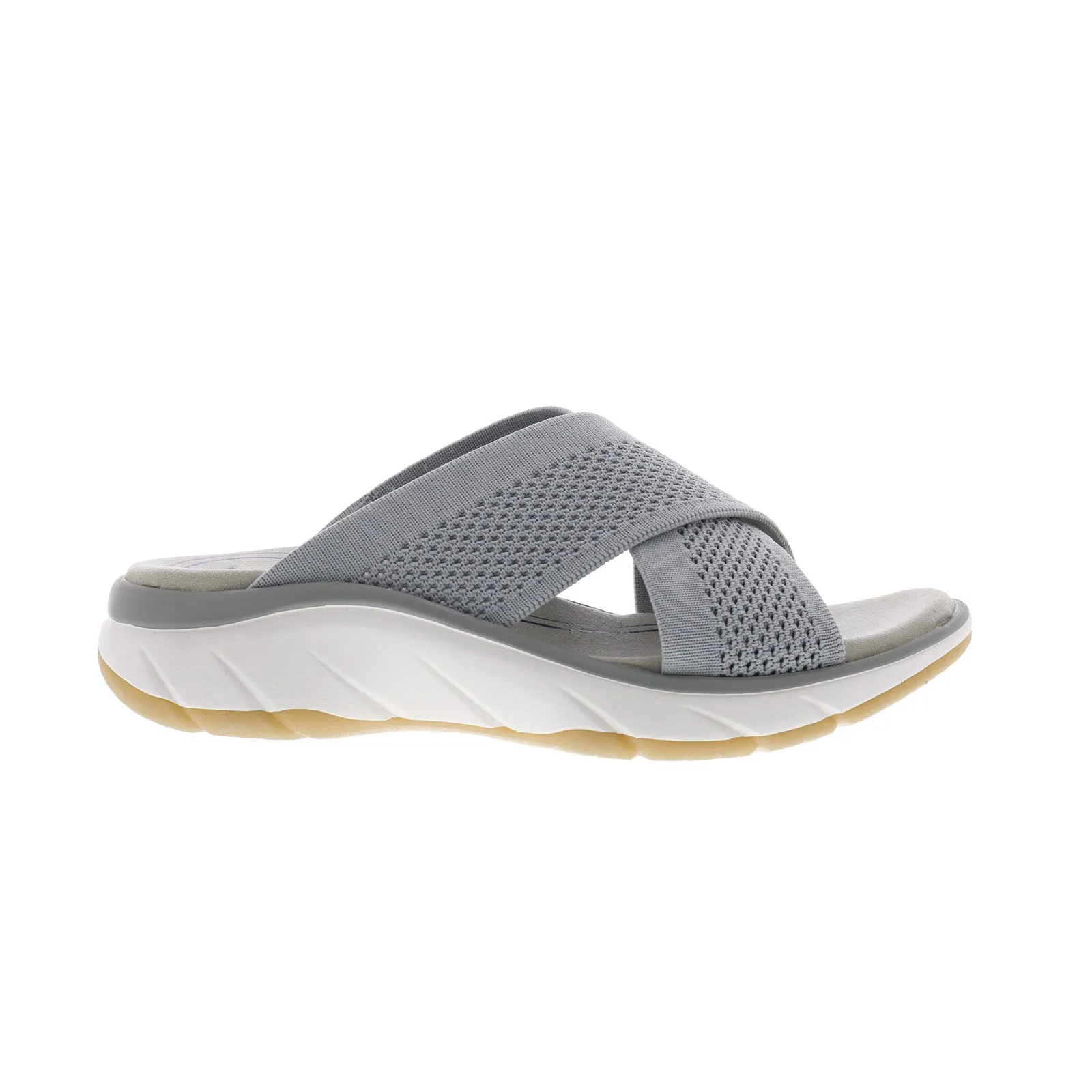 Bionica Avary BI0024408 Womens Gray Mesh Slip On Slides Sandals Shoes