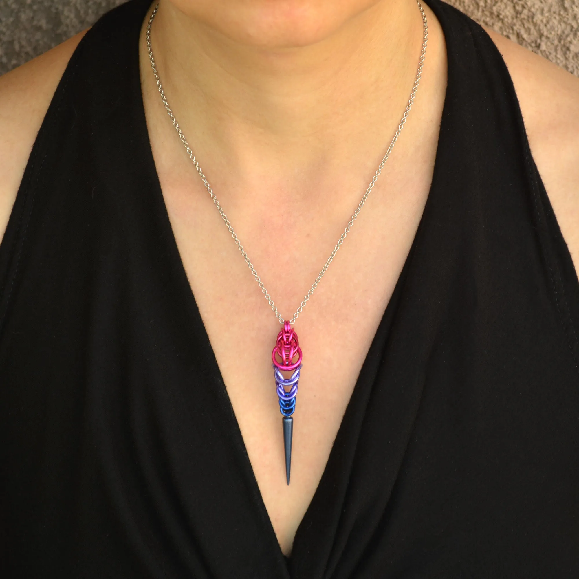 Bisexual Pride - Spike Pendant