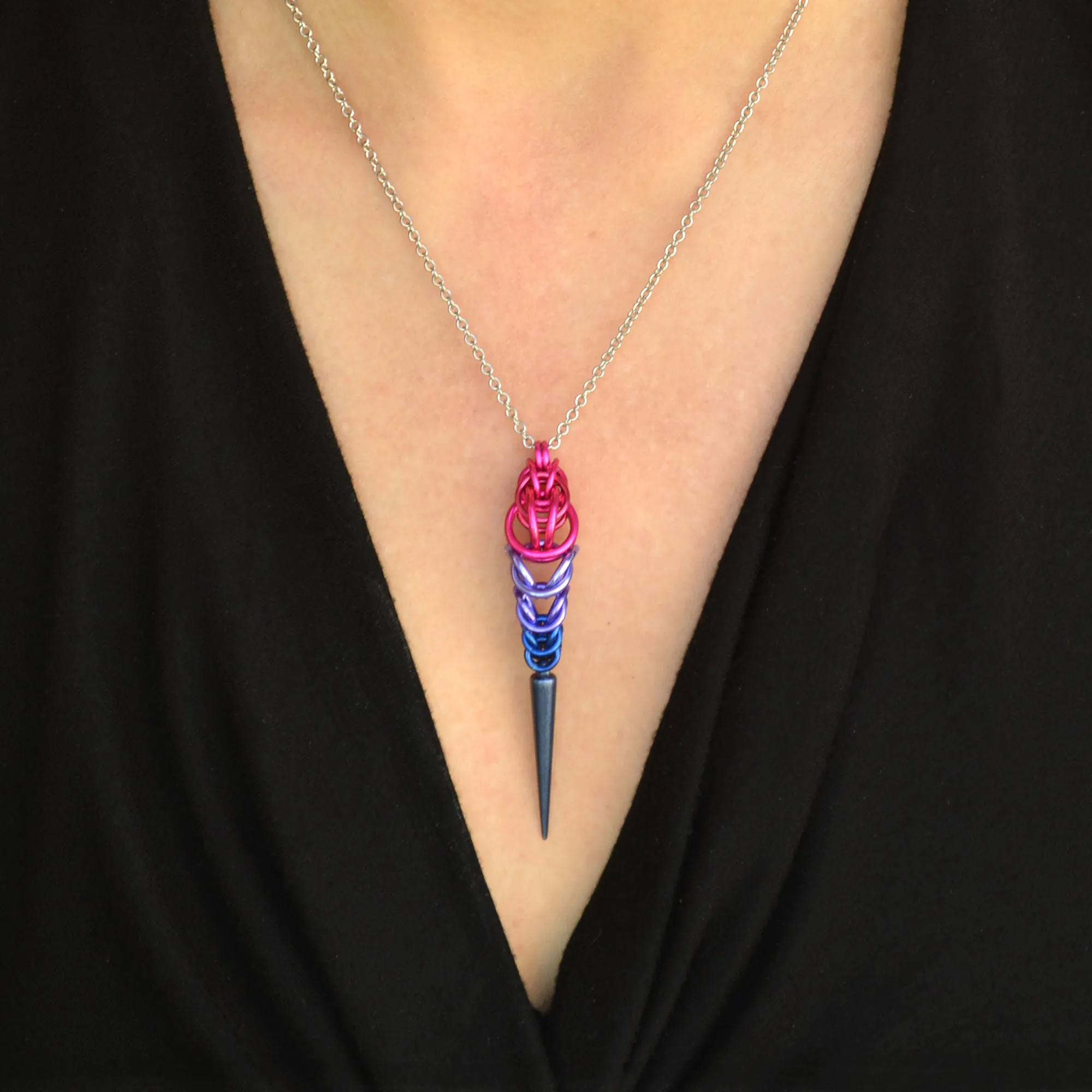 Bisexual Pride - Spike Pendant