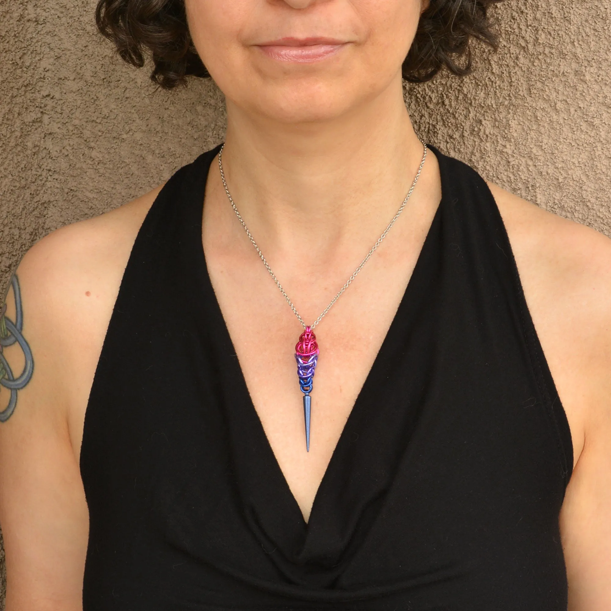 Bisexual Pride - Spike Pendant