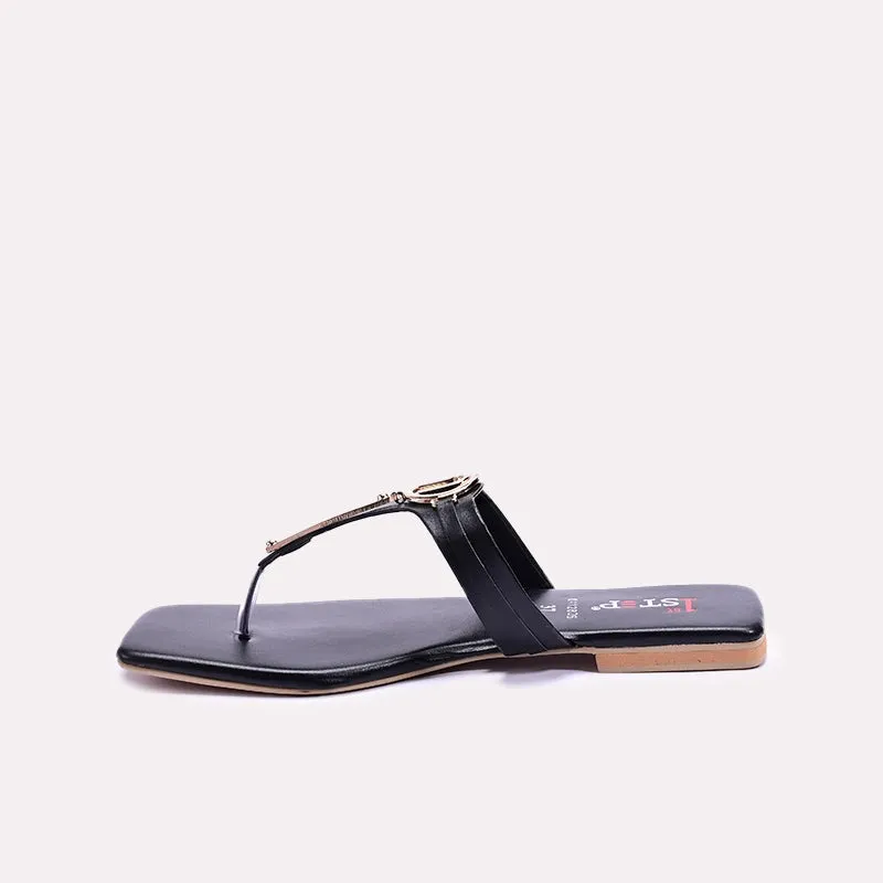 Black Casual Slippers 0412826