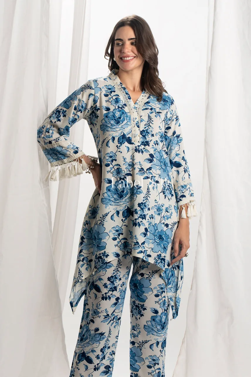 Blue Bloom-Co-ord Set