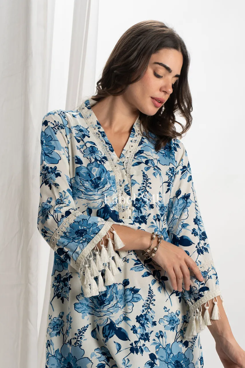 Blue Bloom-Co-ord Set