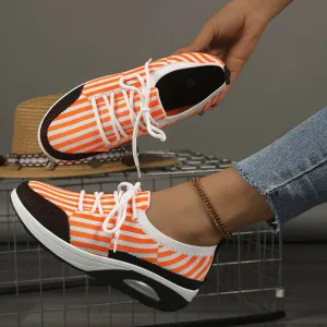 Breathable Mesh Round Toe Athletic