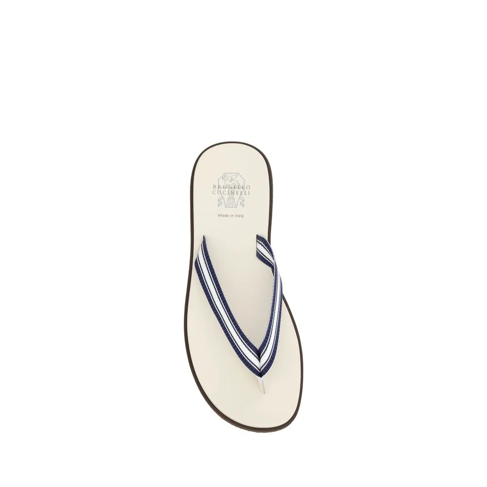 Brunello Cucinelli Thong Slippers