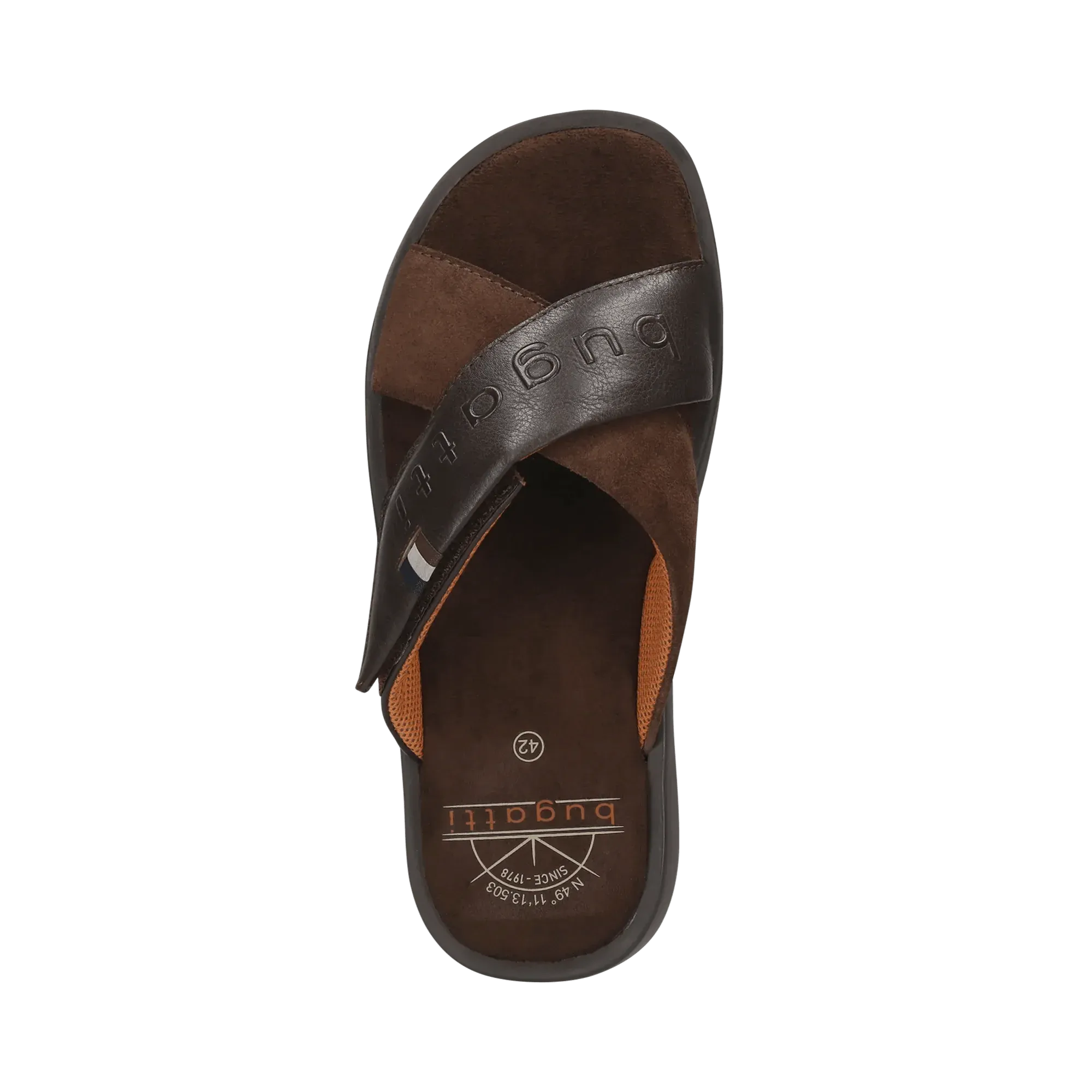 Bugatti Summer Leather mules - Dark Brown