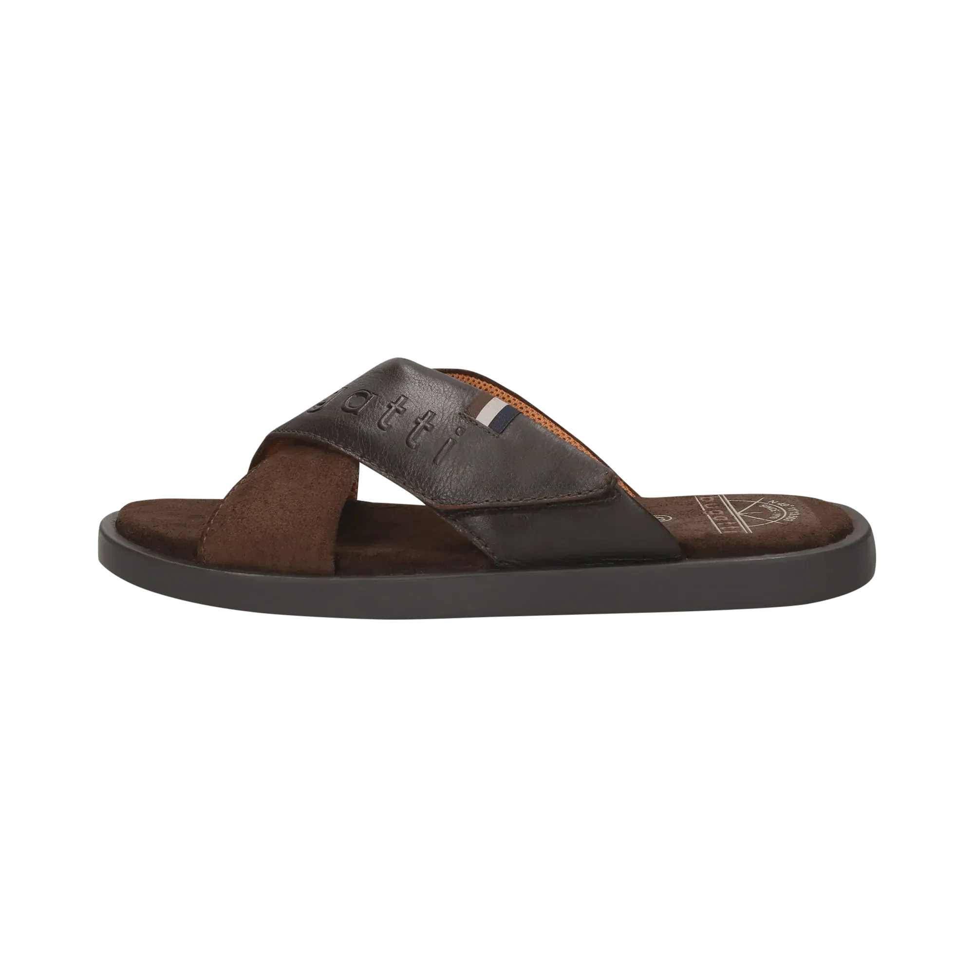 Bugatti Summer Leather mules - Dark Brown