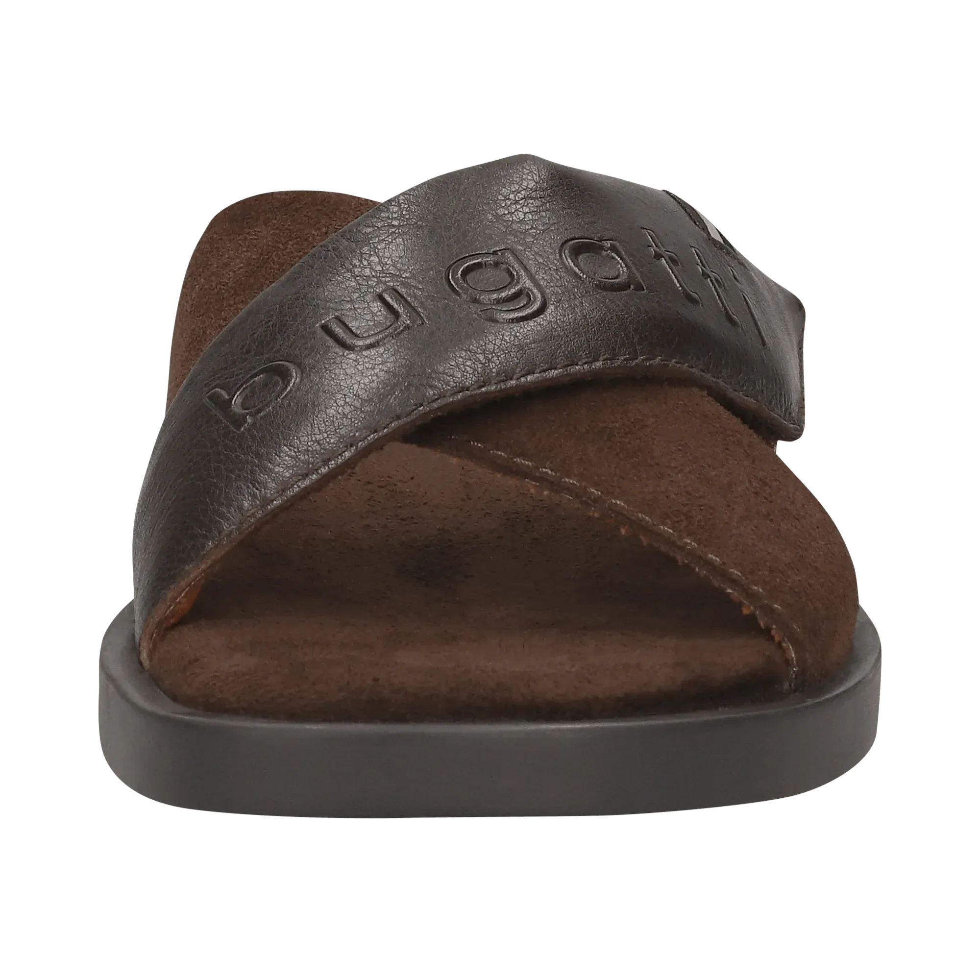 Bugatti Summer Leather mules - Dark Brown