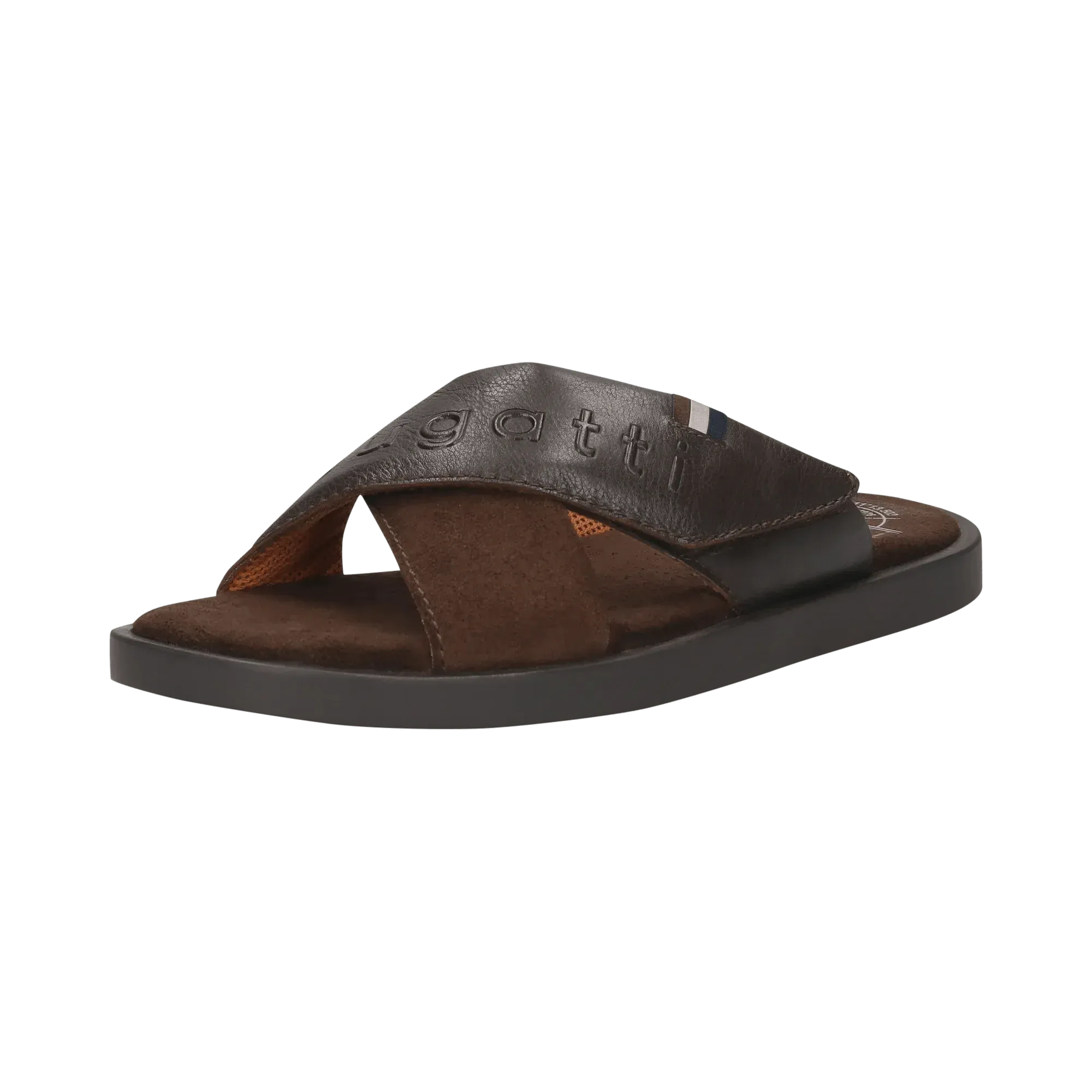 Bugatti Summer Leather mules - Dark Brown