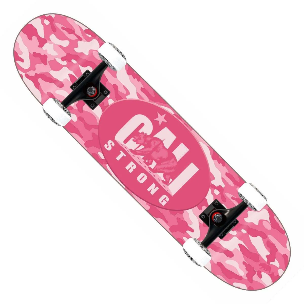 CALI Strong Urban Camo Pink Skateboard Trick Complete