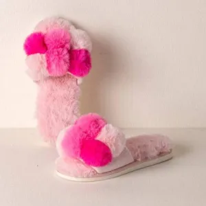 Carina Pom Slippers | Pink