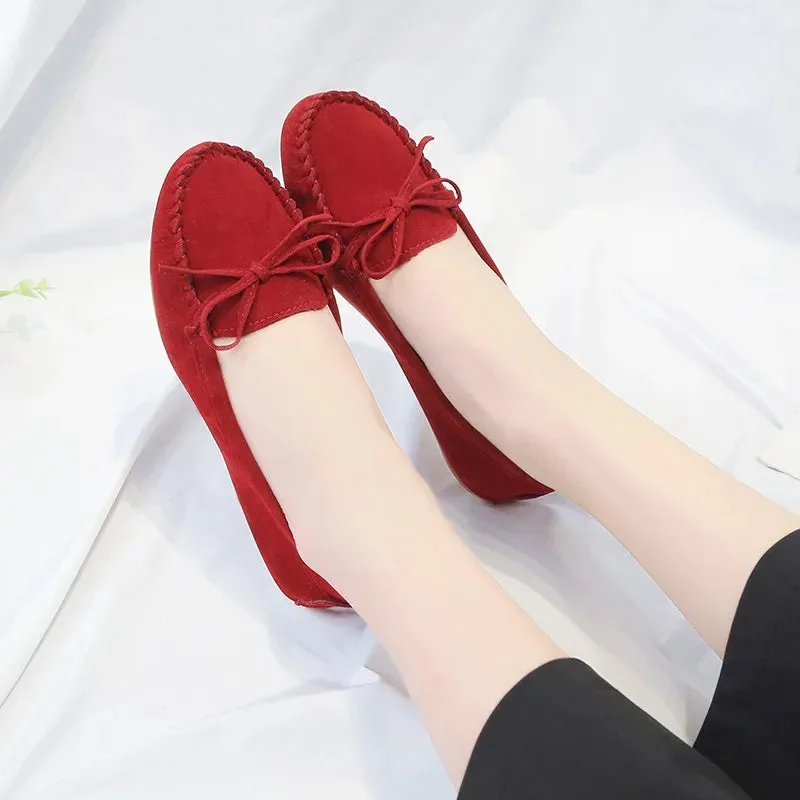 Classic Suede Moccasin Flats