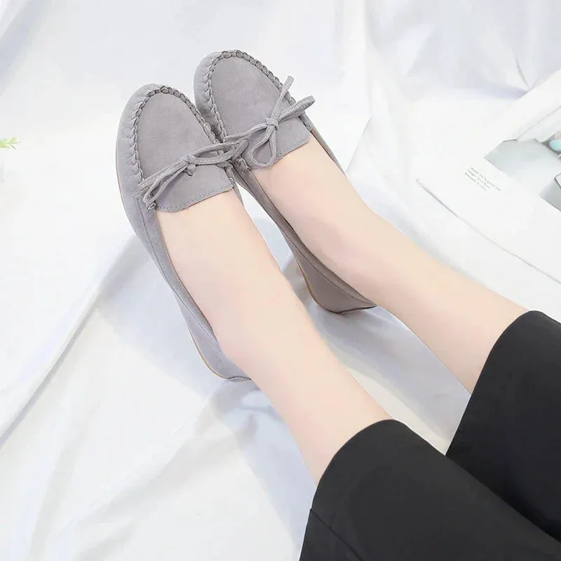 Classic Suede Moccasin Flats