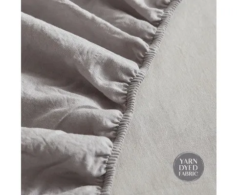Cosy Club Sheet Set Bed Sheets Set - Flat Cover Pillow Case Grey Inspired