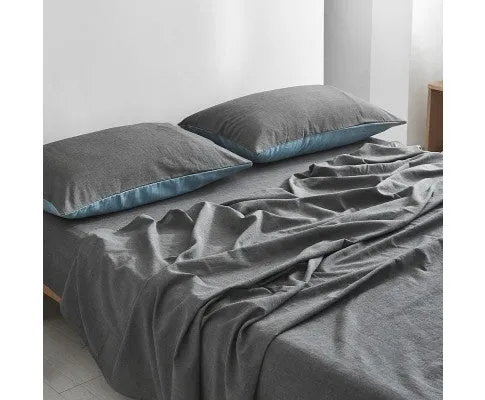 Cosy Club Sheet Set Cotton Sheets - Blue Dark Blue