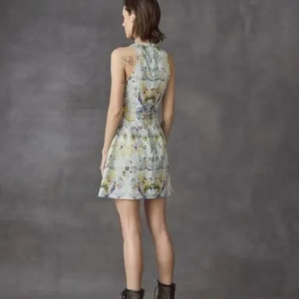 Cotton Linen Mini Dress