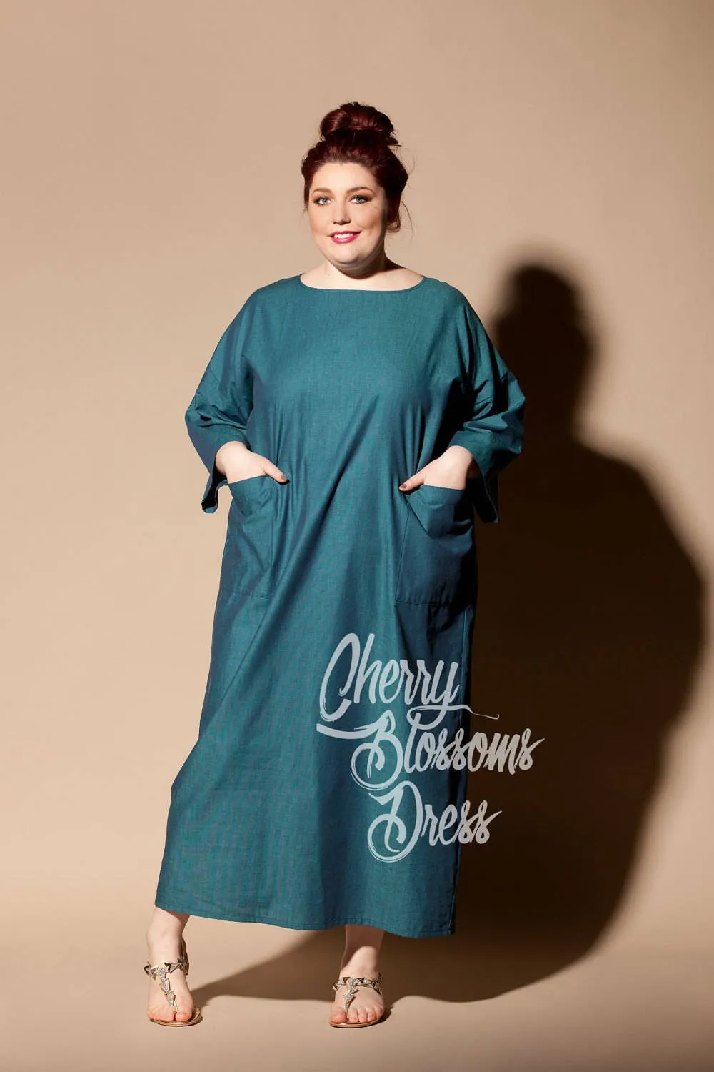Cotton Oversize Casual Spring Dress, 054.251