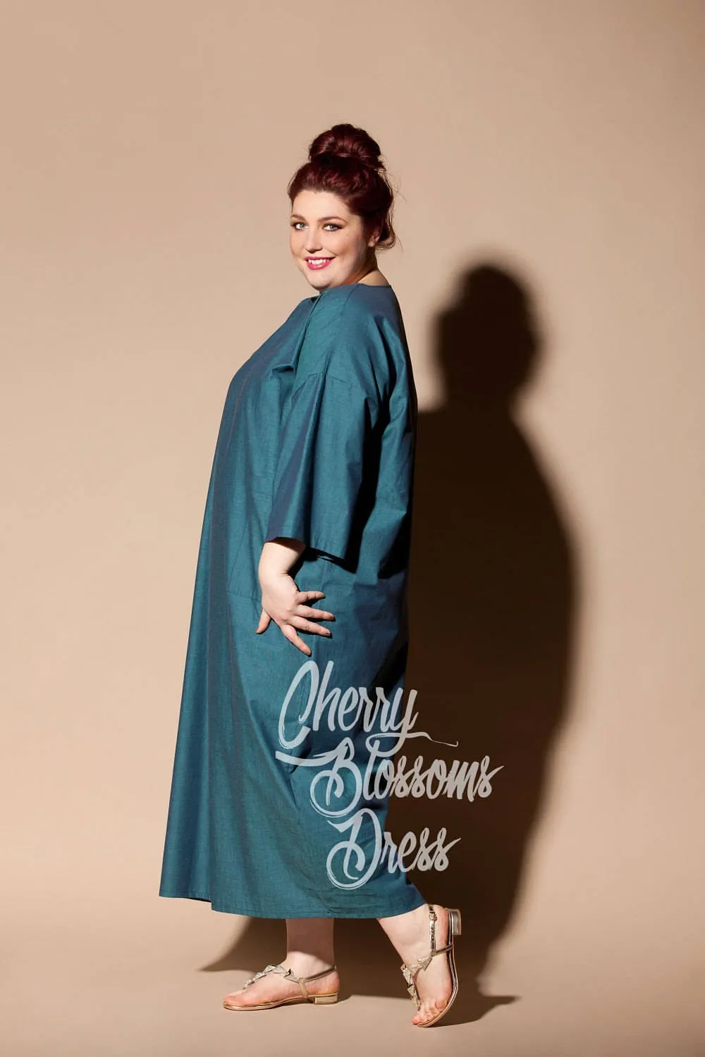 Cotton Oversize Casual Spring Dress, 054.251