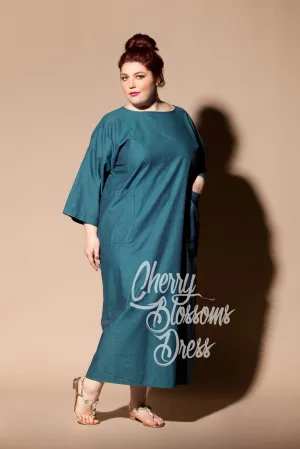 Cotton Oversize Casual Spring Dress, 054.251