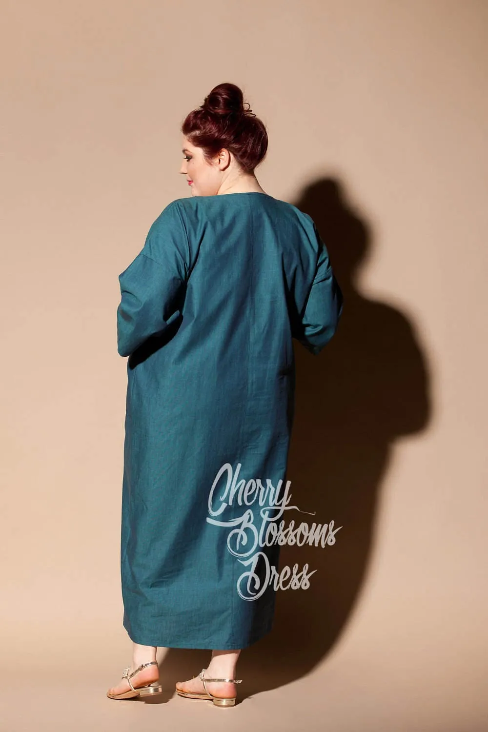 Cotton Oversize Casual Spring Dress, 054.251