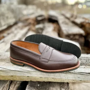 D2203L - Penny Loafer in Brown Lady Calf