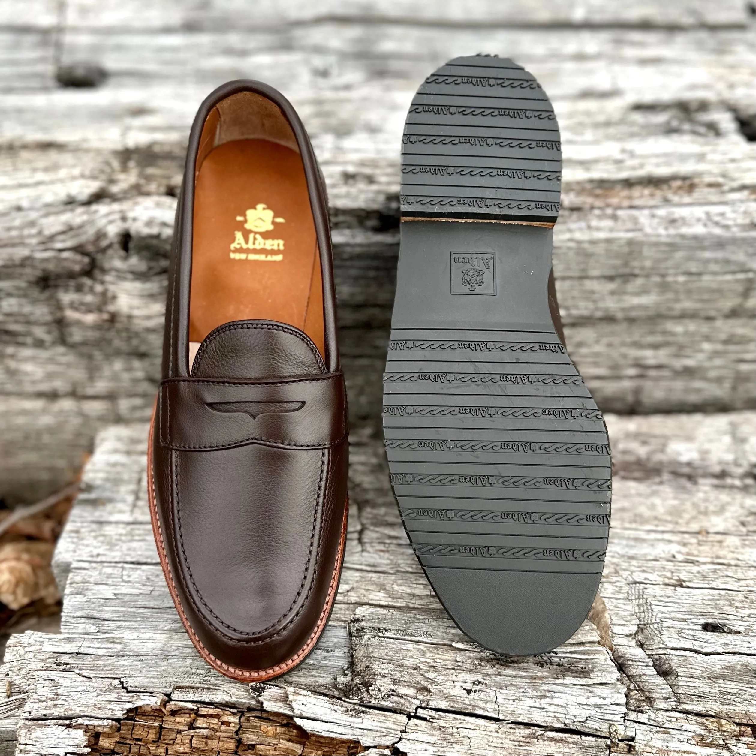 D2203L - Penny Loafer in Brown Lady Calf