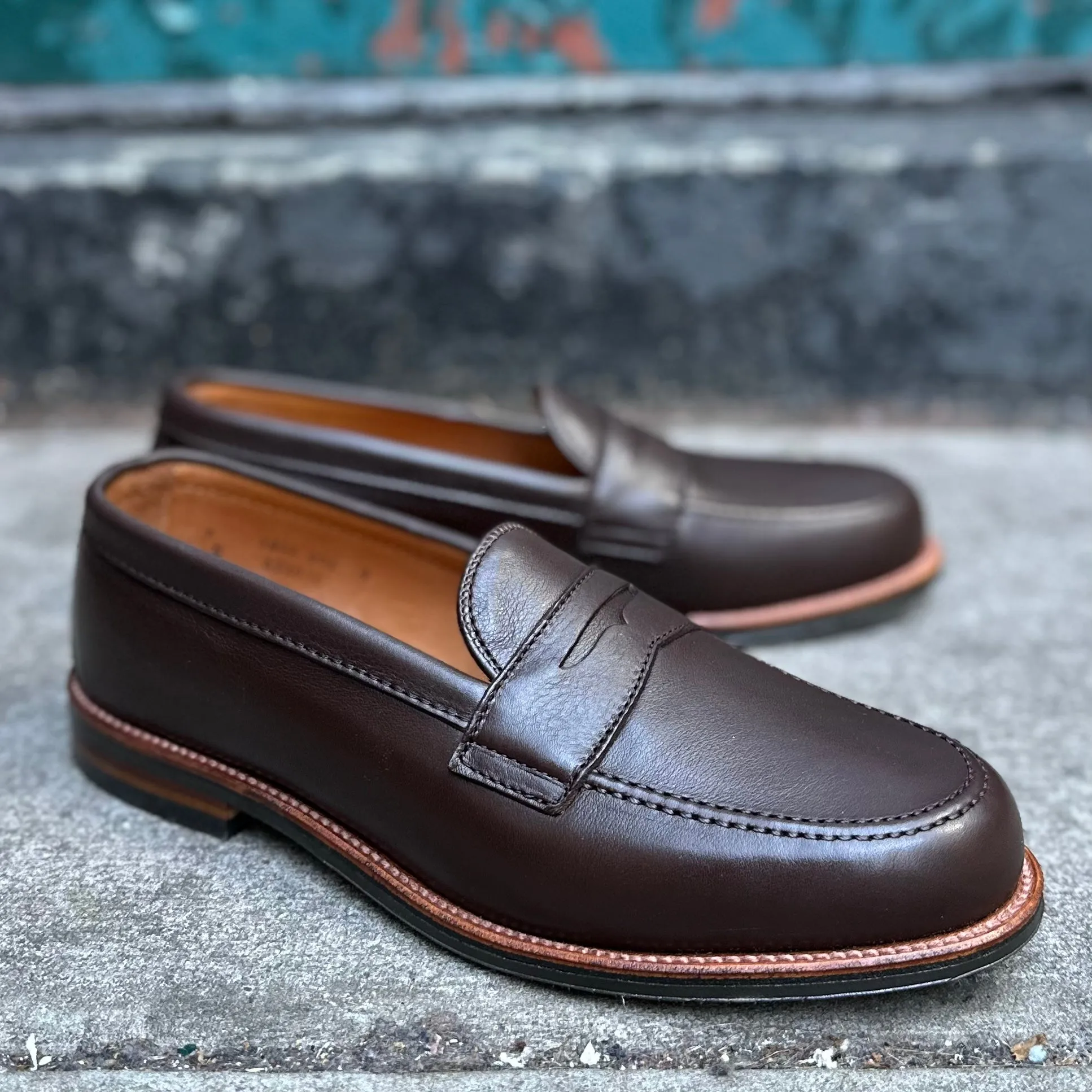 D2203L - Penny Loafer in Brown Lady Calf