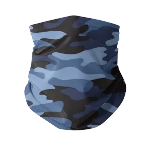 Dark Blues Camo Neck Gaiter/Face Mask