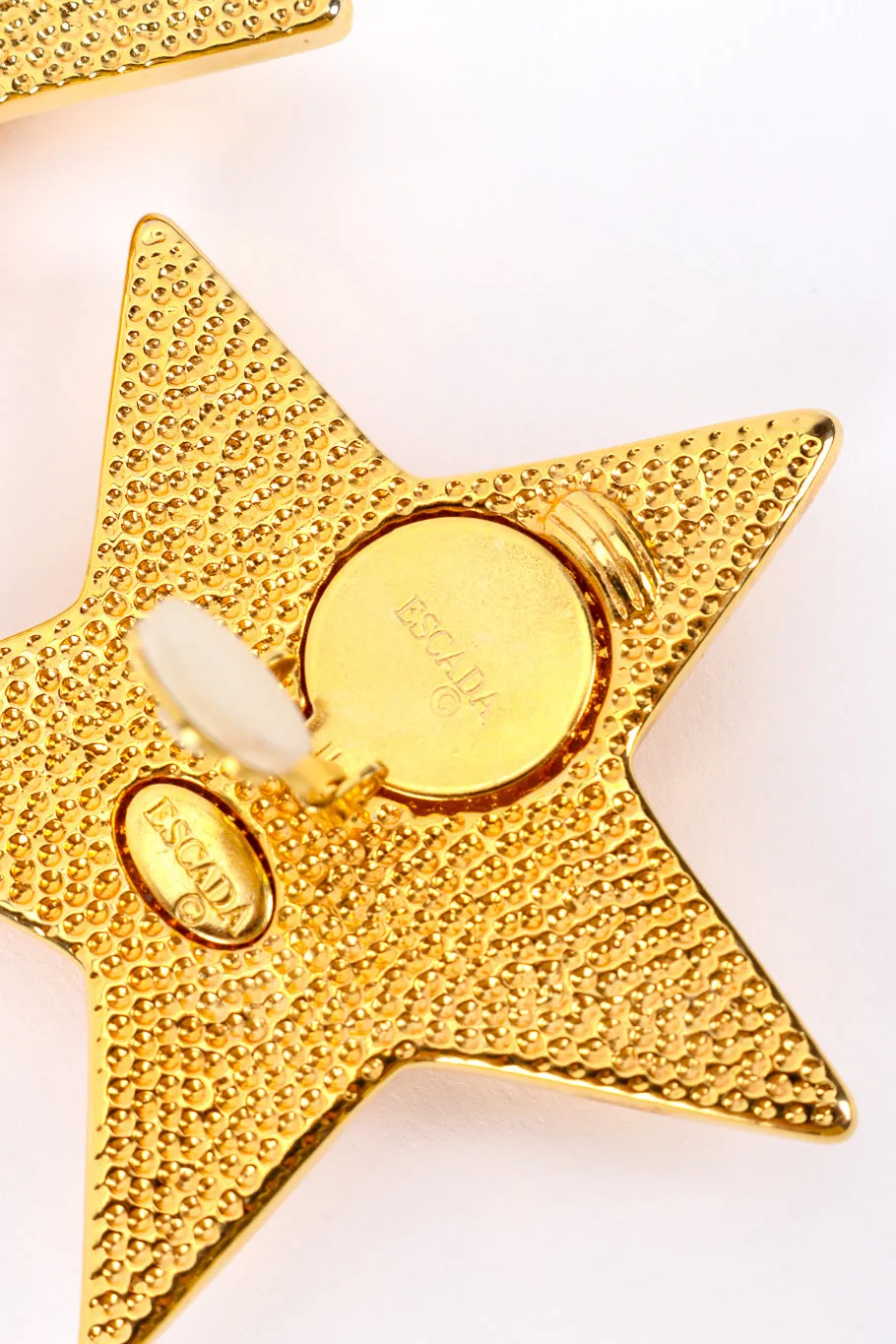 Enamel Star Plate Earrings II
