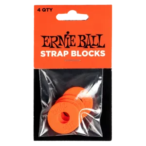 Ernie Ball Strap Blocks Red